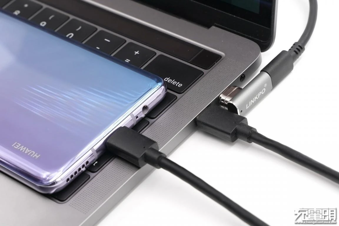 Tirsak magnitli zaryadlovchi, Linkpo 100 Vt USB-C magnit adapterini ishga tus...