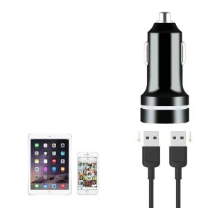 Dual Usb Avtomobil zaryadlovchi 2.4 Amp Dual Port