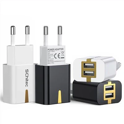 Eng yaxshi USB ikki portli devor zaryadlovchi