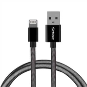 Neylon bilan o'ralgan USB Type C kabeli