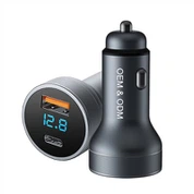 3.1a qotishma tez zaryadlovchi ikki USB avtomobil zaryadlovchi