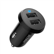 Portativ 5V2.1A ikki portli USB avtomobil zaryadlovchi